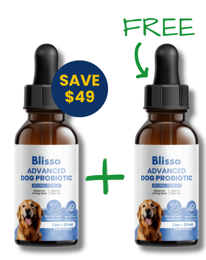 2x Blisso Advanced Dog Probiotic (Buy 1 Get 1 Free)