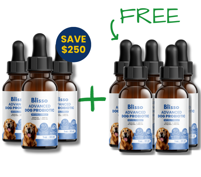 8x Blisso Advanced Dog Probiotic (Buy 3 Get 5 Free)
